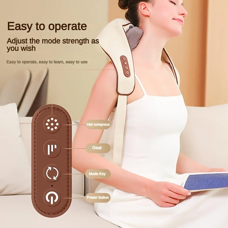 Professional Shoulder & Neck Massager – Rechargeable with Realistic Massage