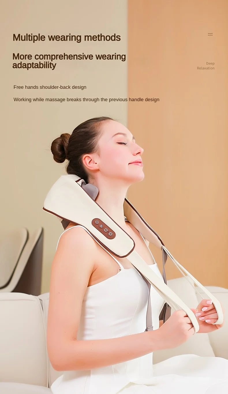Professional Shoulder & Neck Massager – Rechargeable with Realistic Massage