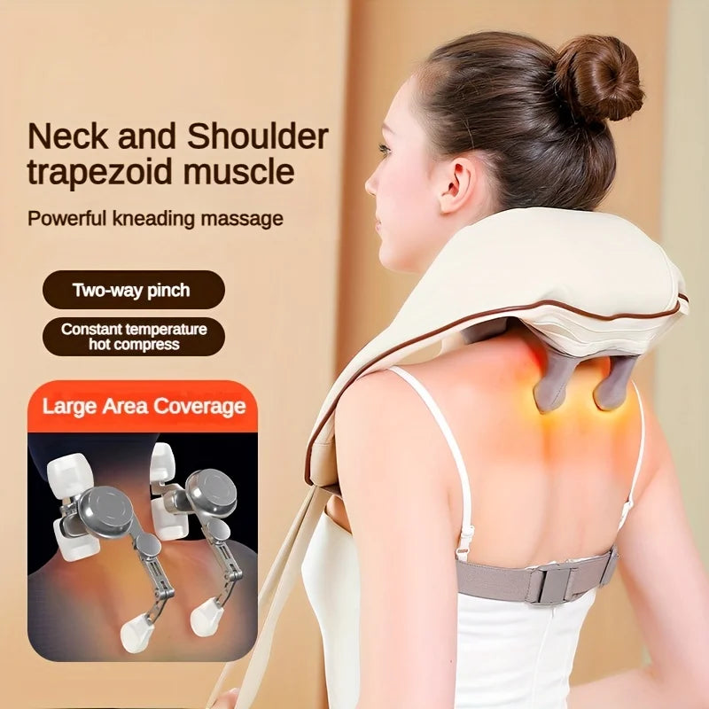 Professional Shoulder & Neck Massager – Rechargeable with Realistic Massage