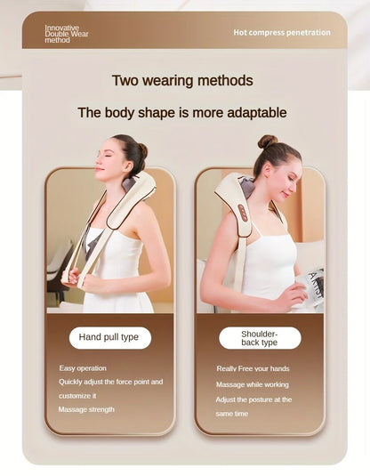 Professional Shoulder & Neck Massager – Rechargeable with Realistic Massage