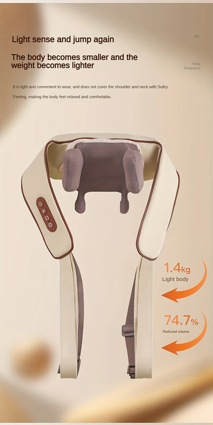 Professional Shoulder & Neck Massager – Rechargeable with Realistic Massage