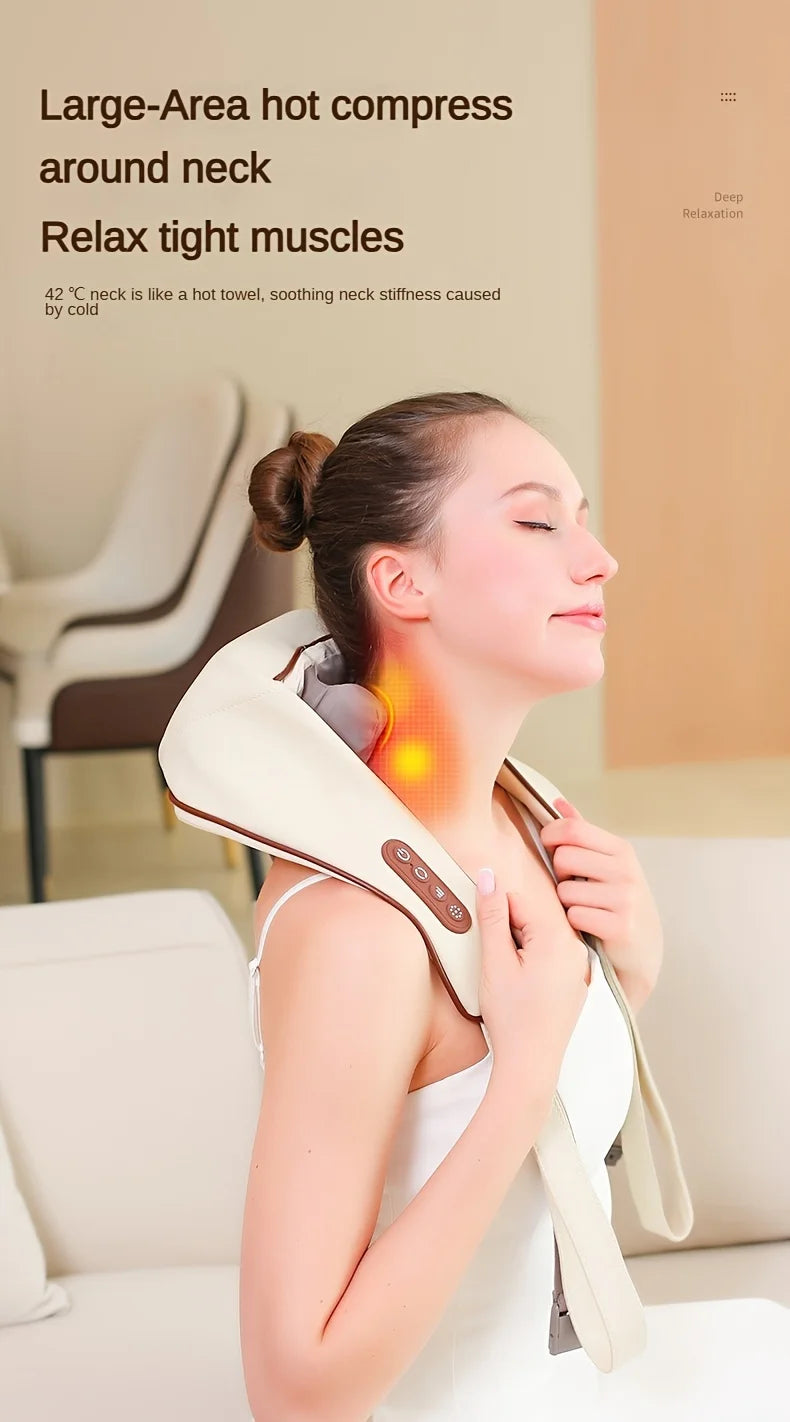 Professional Shoulder & Neck Massager – Rechargeable with Realistic Massage